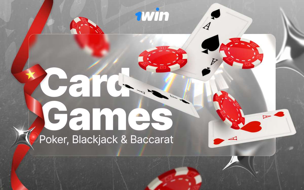1win Card Games Enjoy poker, blackjack, and baccarat at 1win Casino.