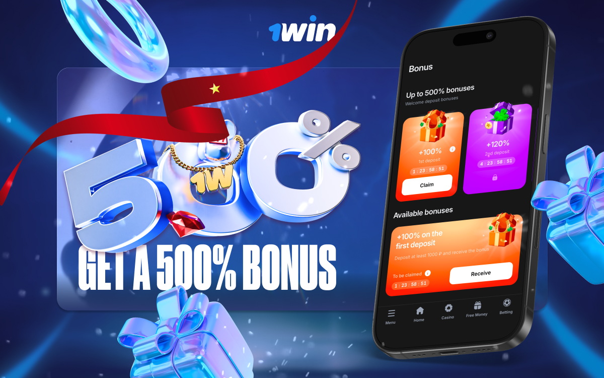 1win First Deposit Bonus Get a 500% bonus on your first deposit at 1win.